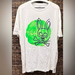 Psycho Bunny- Mens T Shirt, Size:2XLT,‎ Dirt spots near bottom Seam